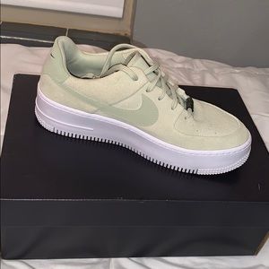 Nike | Shoes | Nike Air Force Sage Low Olive Aura | Poshmark